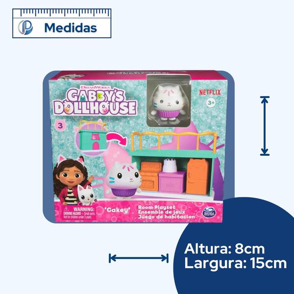 Imagem de Mini Playset Empilhável CakeyCat Gabbys Dollhouse 3970