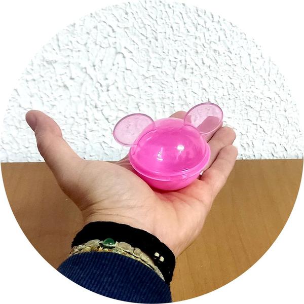 Imagem de Mini Pote de Lembranças e Doces para Festa Infantil Decoração Minnie Mickey 50ml