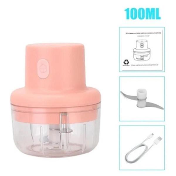 Imagem de Mini Processador 2 Laminas Recarregavel 100Ml