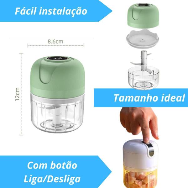 Imagem de Mini Processador 250G Branco - Prático - Entrega Rápida