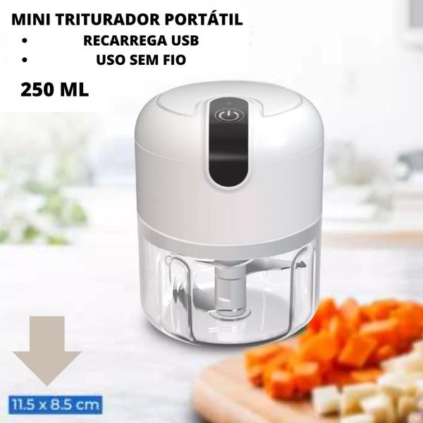 Imagem de Mini Processador Alho Alimentos Legumes Picador Eletrico