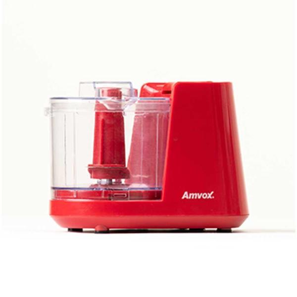 Imagem de Mini Processador Amvox 100W Apr1001 Red - 127V