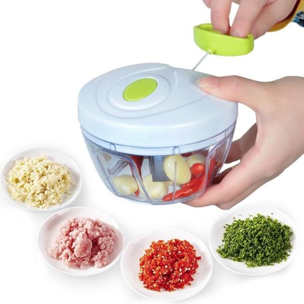 Imagem de Mini Processador com Corda Manual Legumes e Verduras