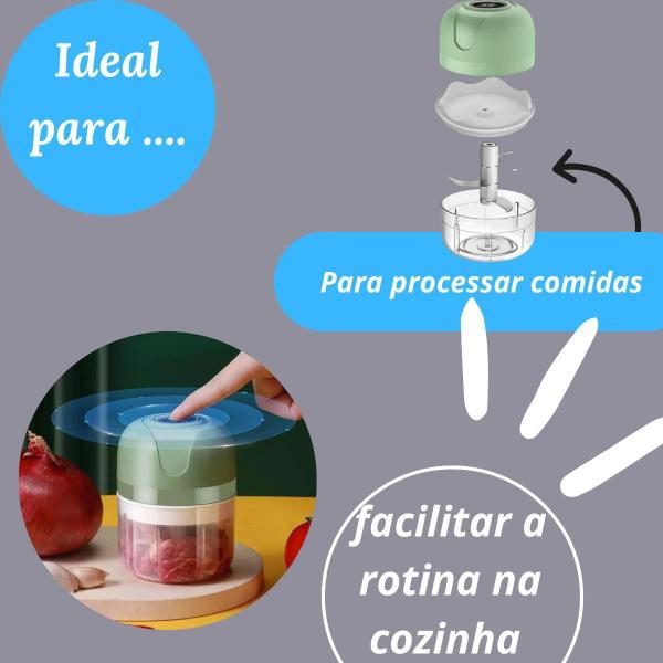 Imagem de Mini Processador De Alimentos Elétrico 250 G - Compacto