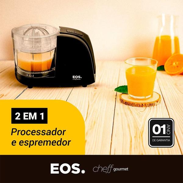 Imagem de Mini Processador de Alimentos EOS 2 em 1 Juicer com 2 Velocidades EPS02 220V