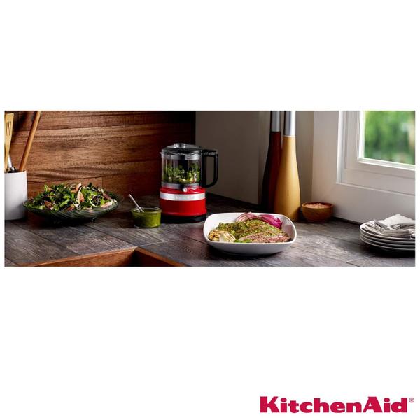 Imagem de Mini Processador de Alimentos KitchenAid Empire Red com 02 Velocidades, Capacidade de 0,8 Litros - KJA03BV