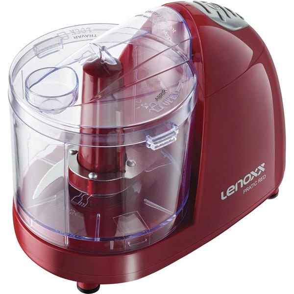 Imagem de Mini Processador de Alimentos Lenoxx Vermelho 127v - Pratic Red PMP435 100W