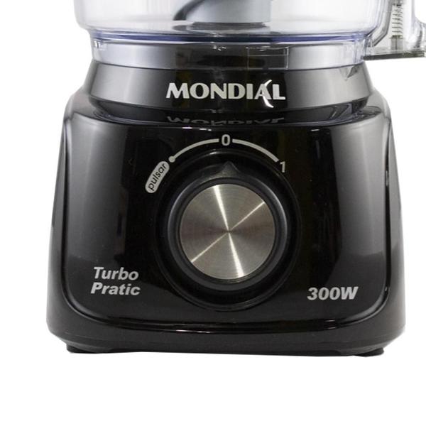 Imagem de Mini Processador Mondial Turbo Pratic MP-16-B 300W - 127V