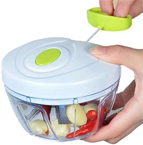 Imagem de Mini Processador Triturador Manual De Alimentos Mixer 3 Laminas 500ml -