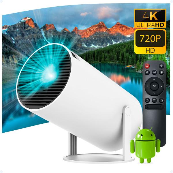 Imagem de Mini Projetor 4k Data Show Wifi Android Bluetooth Ultra HD