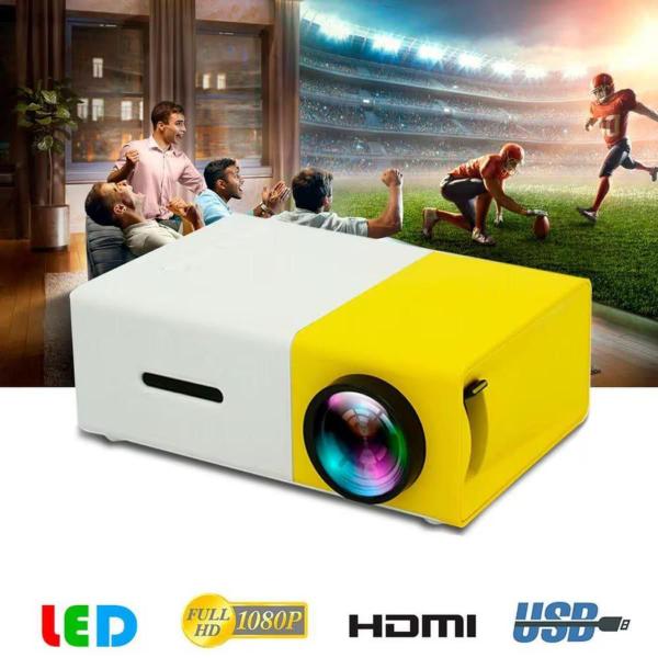 Imagem de Mini Projetor 600 Lumens Filme Hdmi Led Portátil Full Hd