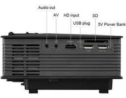 Imagem de Mini Projetor Datashow  Wifi Ultra Hd Teclado Mouse Sem fio Espelha Tela 