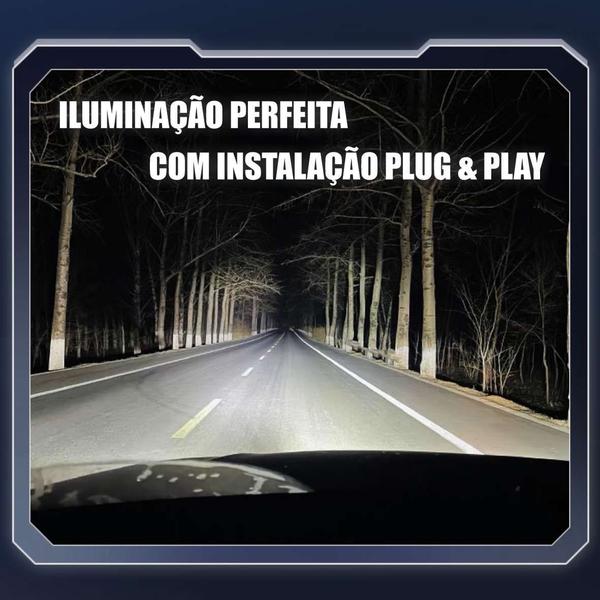 Imagem de Mini Projetor H4 Ultra Led CSP 3570 90w Biled Canbus 38000LM