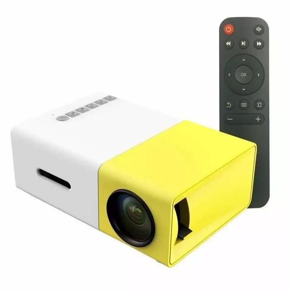 Imagem de Mini Projetor Led Portatil 600 Lumens 1080P Yg300