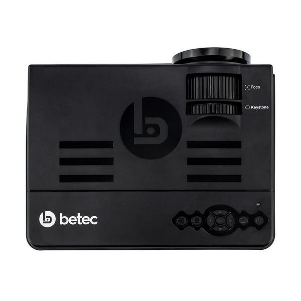 Mini Projetor Led Portatil Betec Bt810 Bluetooth 1200 Lumens - Betec Brasil Imagem de Mini Projetor Led Portatil Betec Bt810 Bluetooth 1200 Lumens