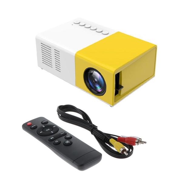 Imagem de Mini Projetor Led Portátil Full Hd 600 Lumens Usb Av Yg300