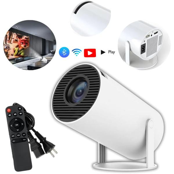 Imagem de Mini Projetor Portátil 4K Android 11 Wi-Fi 5G,Bluetooth, HDMI, 1080P Full HD