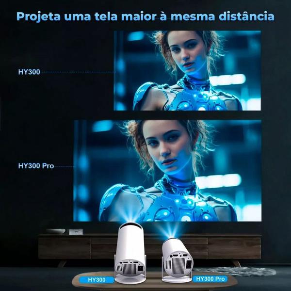 Imagem de Mini projetor portátil 4K Android Full HD Smart Wifi