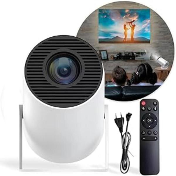 Imagem de Mini Projetor Smart 4k Wifi 1080p HD HY300 Cor Branco imagens de qualidade