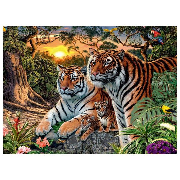 Imagem de Mini Puzzle 500 peças Tigres - Grow