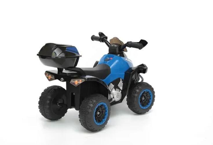 Mini Quadriciclo Elétrico Infantil 6V Azul E Preto - Importway Imagem de Mini Quadriciclo Elétrico Infantil 6V Azul E Preto