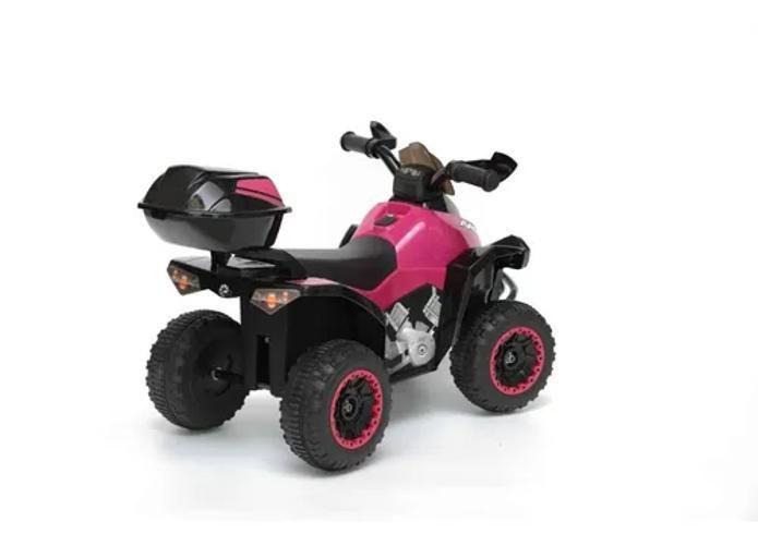 Mini Quadriciclo Elétrico Infantil 6V Rosa - Importway Imagem de Mini Quadriciclo Elétrico Infantil 6V Rosa