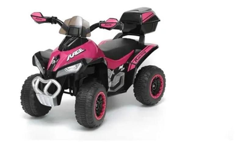 Mini Quadriciclo Elétrico Infantil 6V Rosa - Importway Imagem de Mini Quadriciclo Elétrico Infantil 6V Rosa
