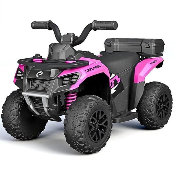 Imagem de Mini Quadriciclo Elétrico Infantil 6V Rosa IMPORTWAY