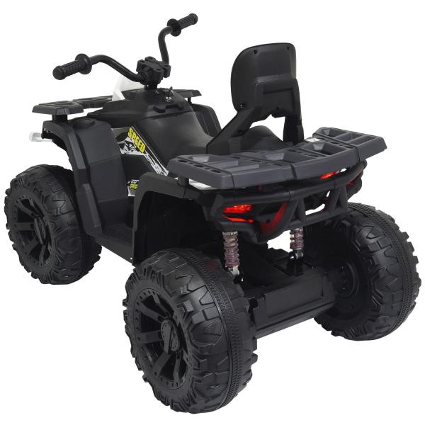 Imagem de Mini Quadriciclo Elétrico Moto Infantil Bateria 12V Luz Som Controle Bivolt Branco Brinqway BW-209