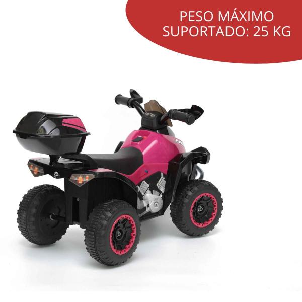 Imagem de Mini Quadriciclo Infantil Elétrico 6V C/ Bagageiro Importway