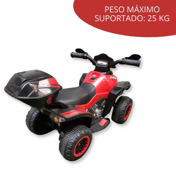 Mini Quadriciclo Infantil Elétrico Importway Até 25 Kg 6v Bivolt Com Luz E Som Imagem de Mini Quadriciclo Infantil Elétrico Importway Até 25 Kg 6v Bivolt Com Luz E Som