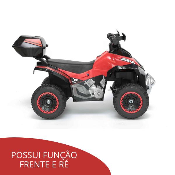 Mini Quadriciclo Infantil Elétrico Importway Até 25 Kg 6v Bivolt Com Luz E Som Imagem de Mini Quadriciclo Infantil Elétrico Importway Até 25 Kg 6v Bivolt Com Luz E Som