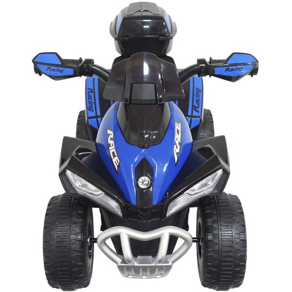 Imagem de Mini Quadriciclo Moto Elétrica Criança Infantil Bateria 6V Luz Som Bivolt Azul Brinqway BW-129 AZ