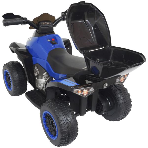 Mini Quadriciclo Moto Elétrica Criança Infantil Bateria 6V Luz Som Bivolt Brinqway BW-129 Imagem de Mini Quadriciclo Moto Elétrica Criança Infantil Bateria 6V Luz Som Bivolt Brinqway BW-129