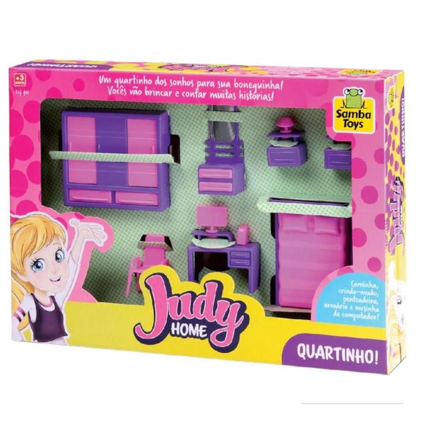 Imagem de Mini Quartinho Com Acessórios Judy Home - Samba Toys