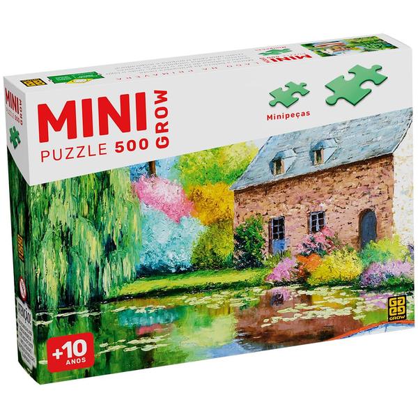 Imagem de Mini Quebra-cabeça 500 peças Lago na Primavera