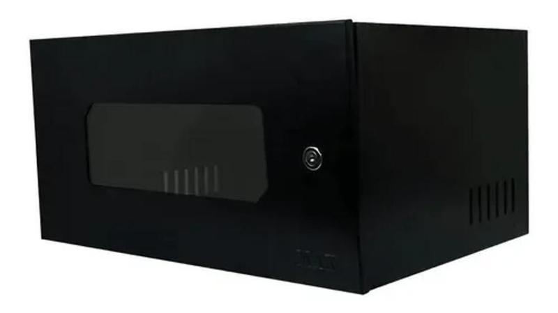 Imagem de Mini Rack 19 05U X 350Mm Porta Ventilada Preto