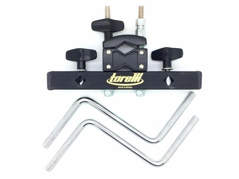 Imagem de Mini rack duplo para pedestal de bateria e percussão torelli ta452