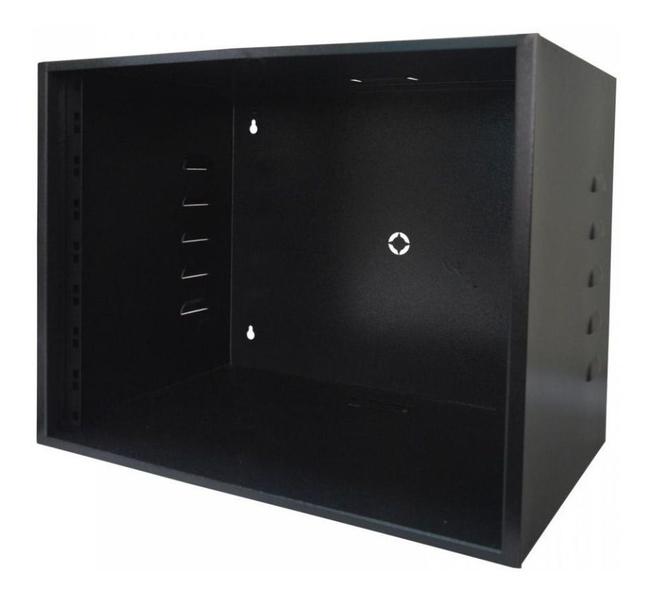 Imagem de Mini Rack Parede Servidor 8u Padrão 19 2 Bandejas 250mm