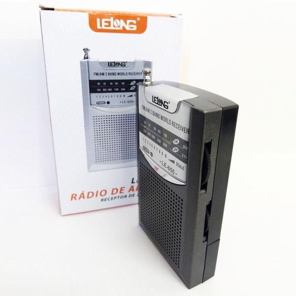 Imagem de Mini Rádio de Bolso AM/FM LE-650- Lelong + 2 Pilhas