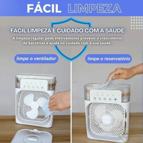 Imagem de Mini Refrigerador De Ar Ventilador Umidificador Climatizador