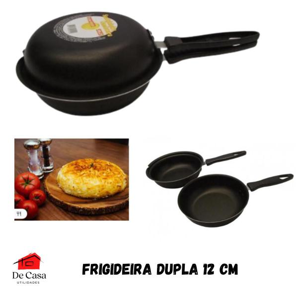 Mini Sanduicheira Omeleteira Teflon Antiaderente 12 Cm - JOLLY Imagem de Mini Sanduicheira Omeleteira Teflon Antiaderente 12 Cm