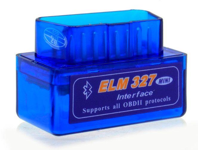 Imagem de Mini Scanner ELM327 Entrada Bluetooth Obd2 Versão 2.1 Azul