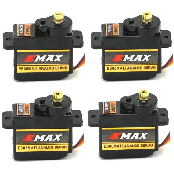 Imagem de Mini Servo RC de Metal EMAX ES08MAII (12g) - Para Hobbies