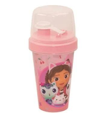 Imagem de Mini shakeira casa magica da gabby 320ml  14649 - plasutil 