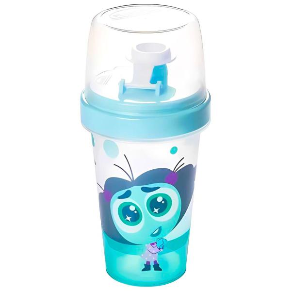 Imagem de Mini Shakeira Divertidamente 320ml De Plástico Criança Multiuso Infantil