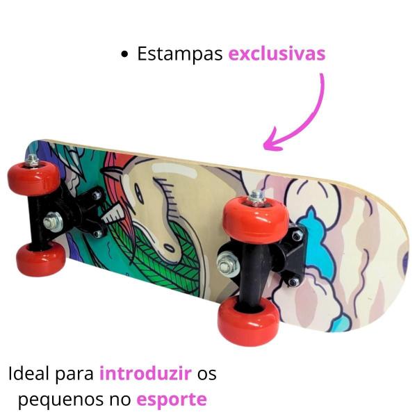 Imagem de Mini Skate Brinquedo Infantil Dm Radical Jr. Iniciantes