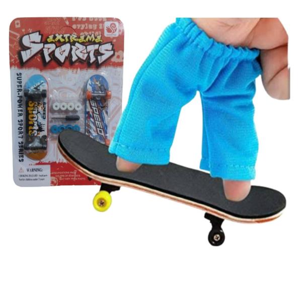 Imagem de Mini Skate Radical Manobras Fingerboard Super Premium