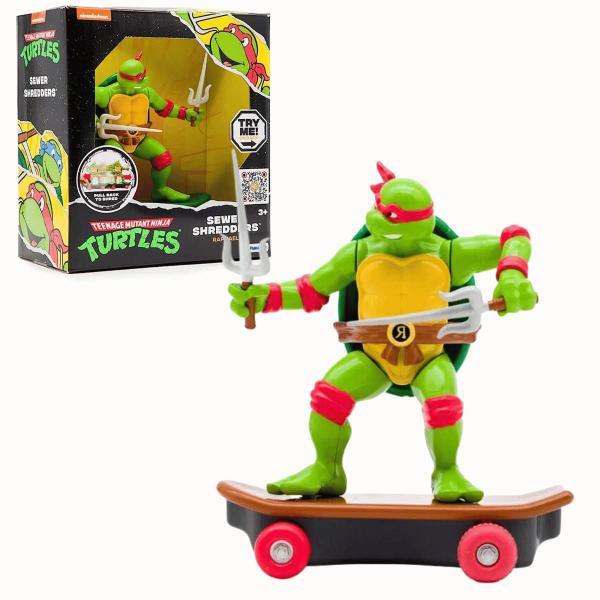 Mini Skate Raphael Tartaruga Ninja Sewer Shredders Candide - Mini