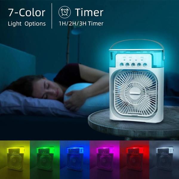 Mini Smart Ar Condicionado Ventilador Refrigeração água Umidificador Climatizador Usb - Prime Imagem de Mini Smart Ar Condicionado Ventilador Refrigeração água Umidificador Climatizador Usb